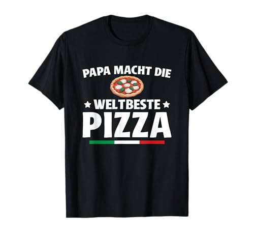 Herren Pizzabäcker Papa macht die weltbeste Pizza T-Shirt Herren Pizzabäcker Papa macht die weltbeste Pizza T-Shirt von Lustige Pizza Designs für Pizzabäcker