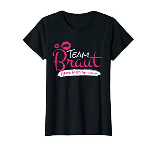 Damen Junggesellinnenabschied JGA Damen Polterabend Team Braut T-Shirt Damen Junggesellinnenabschied JGA Damen Polterabend Team Braut T-Shirt von Lustige Polterabend JGA Damen Gruppen Outfits