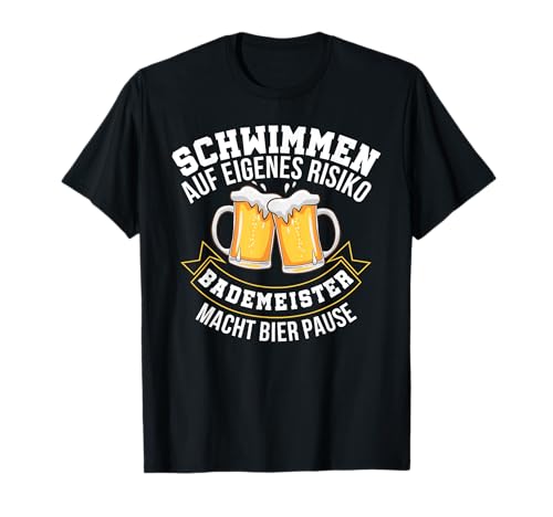 Schwimmen Auf Eigene Gefahr Pause Pool Boy Schwimmen T-Shirt Schwimmen Auf Eigene Gefahr Pause Pool Boy Schwimmen T-Shirt von Lustige Poolbesitzer Schwimmverein Geschenkidee