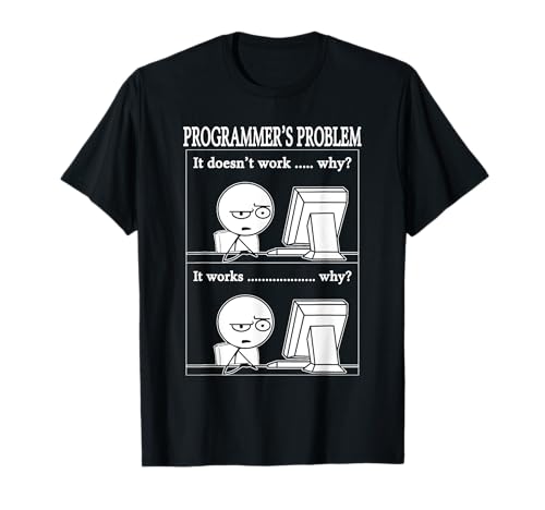 Lustige Programmierer Geschenk Ideen Cartoon T-Shirt, Herren, Schwarz, S, Kurzarm, T-Shirt Lustige Programmierer Geschenk Ideen Cartoon T-Shirt, Herren, Schwarz, S, Kurzarm, T-Shirt von Lustige Programmierer Geschenk Ideen