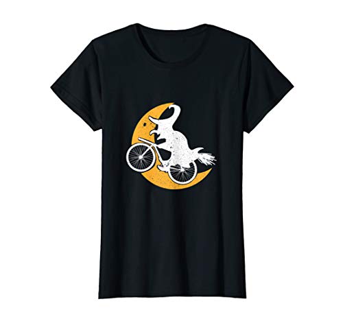 Damen Fahrrad Hexe Halloween Biker - MTB Rennrad mit Besen T-Shirt Damen Fahrrad Hexe Halloween Biker - MTB Rennrad mit Besen T-Shirt von Lustige Radfahrer Halloween Hexen Motive