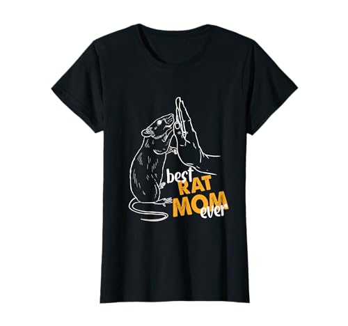 Best Rat Mom Ever Ratten Pulli Geschenk Mama Ratten T-Shirt von Lustige Ratte Mama Geschenkidee zum Geburtstag