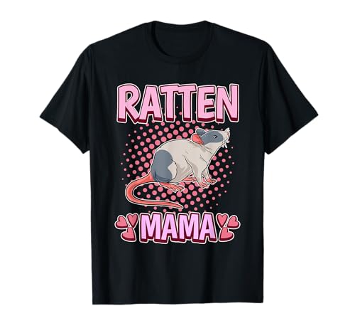 Damen Ratte Mama Mutter Mami Muttertag Ratte T-Shirt Damen Ratte Mama Mutter Mami Muttertag Ratte T-Shirt von Lustige Ratte Sachen Damen & Mädchen