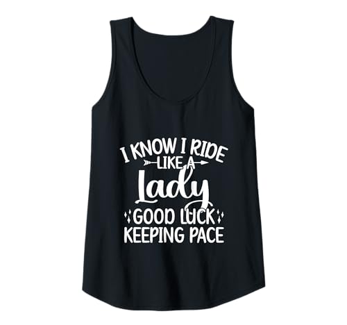 Damen Reiten Boss Lady Good Luck Keeping Pace Reiter Tank Top Damen Reiten Boss Lady Good Luck Keeping Pace Reiter Tank Top von Lustige Reiten Shirts & Vielseitigkeits Designs