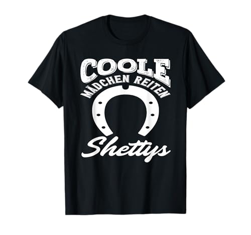 Coole Mädchen Reiten Shettys Pferdemädchen Reiten Reiter T-Shirt Coole Mädchen Reiten Shettys Pferdemädchen Reiten Reiter T-Shirt von Lustige Reitergeschenke für Damen Herren Teenager