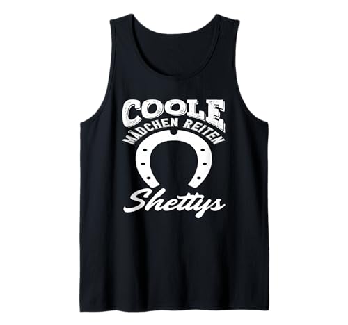 Coole Mädchen Reiten Shettys Pferdemädchen Reiten Reiter Tank Top von Lustige Reitergeschenke für Damen Herren Teenager