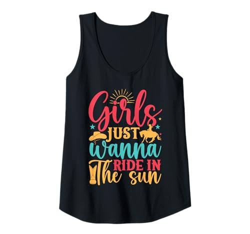 Damen Hobby Reiter Girls Just Wanna Ride Reitsport Tank Top Damen Hobby Reiter Girls Just Wanna Ride Reitsport Tank Top von Lustige Reitsport Geschenke Shirts Dressur Designs