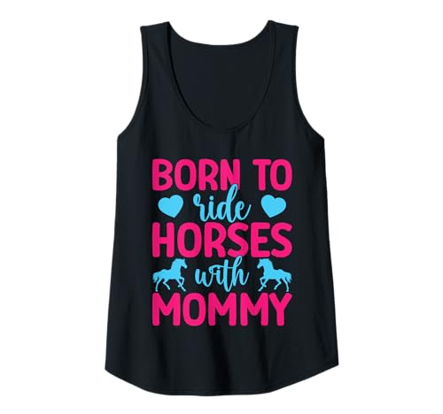 Damen Hobby Reiter Horses with Mommy Englisches Reitpferd Tank Top Damen Hobby Reiter Horses with Mommy Englisches Reitpferd Tank Top von Lustige Reitsport Geschenke Shirts Dressur Designs