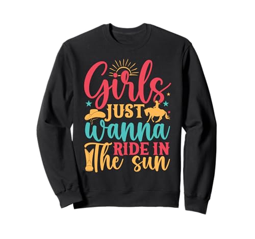 Hobby Reiter Girls Just Wanna Ride Reitsport Sweatshirt Hobby Reiter Girls Just Wanna Ride Reitsport Sweatshirt von Lustige Reitsport Geschenke Shirts Dressur Designs