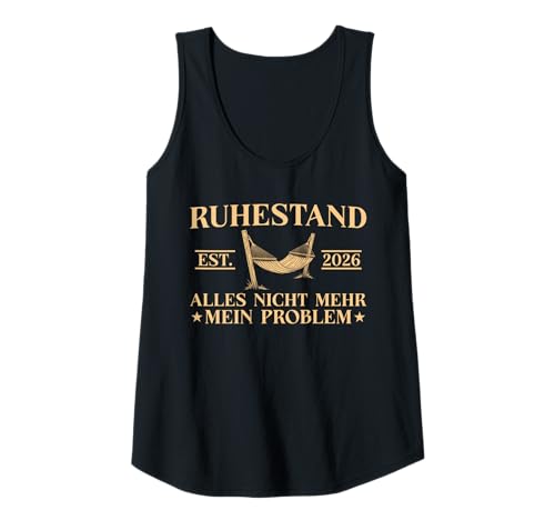 Damen Ruhestand 2026 Arbeitskollege Angehender Rentner Tank Top Damen Ruhestand 2026 Arbeitskollege Angehender Rentner Tank Top von Lustige Rente Designs für Papa & Opa
