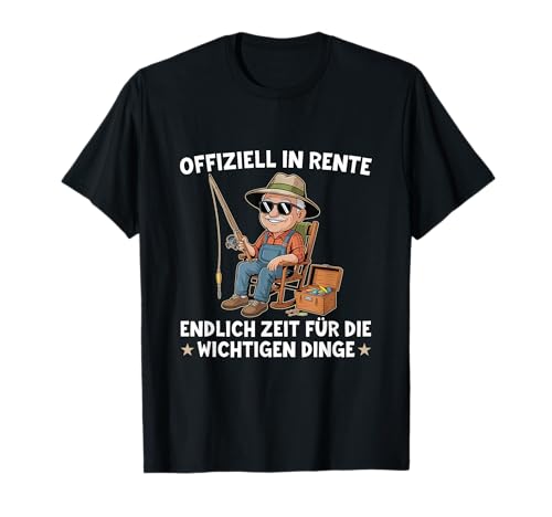 Herren Angler in Rente - Zeit für die wichtigen Dinge T-Shirt Herren Angler in Rente - Zeit für die wichtigen Dinge T-Shirt von Lustige Rente Designs für Papa & Opa