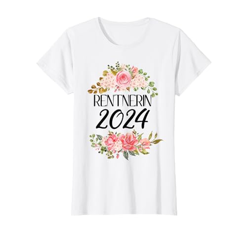 Lustige Rentnerin Geschenke Damen Rentnerin 2024 Shirt Ruhestand Rente 2024 T-Shirt Weiß X-Small Lustige Rentnerin Geschenke Damen Rentnerin 2024 Shirt Ruhestand Rente 2024 T-Shirt Weiß X-Small von Lustige Rentnerin Geschenke