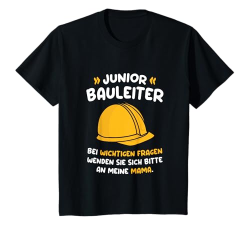 Kinder Mini Bauherr Baustelle Eigenheim Hausbau Junior Bauleiter T-Shirt Kinder Mini Bauherr Baustelle Eigenheim Hausbau Junior Bauleiter T-Shirt von Lustige Rohbau Richtfest Geschenke für Bauherren