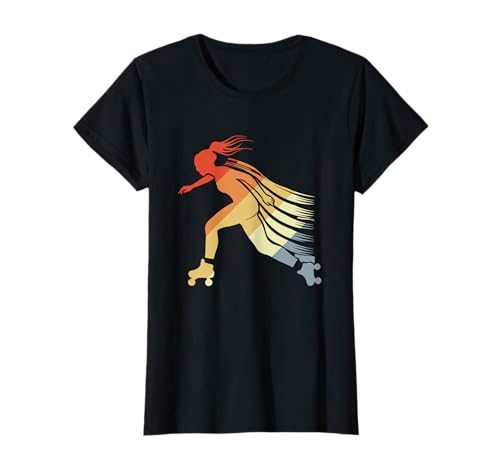 Roller Skating Mädchen Indoor Sport für Mädchen T-Shirt Roller Skating Mädchen Indoor Sport für Mädchen T-Shirt von Lustige Roller Skater Grafik T-Shirts