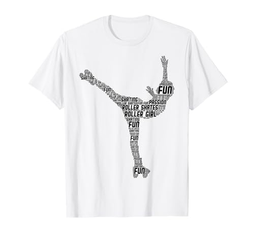 Rollschuhe Roller Skates Roller Girl Rollschuh Damen Mädchen T-Shirt von Lustige Rollschuh Geschenkidee