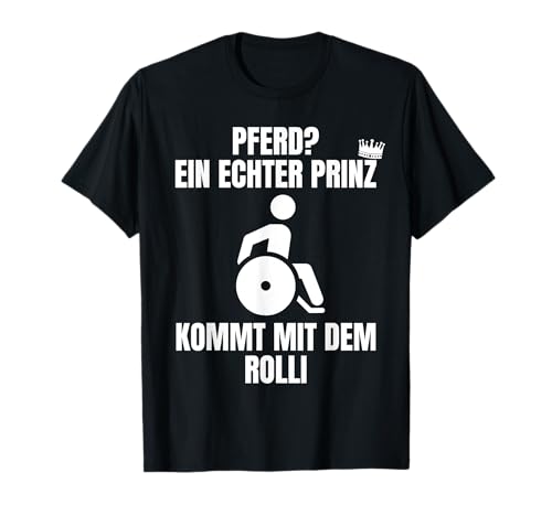 Lustige Rollstuhlfahrer Geschenke T-Shirt, Herren, Rollstuhlfahrer, Kurzarm, T-Shirt, Schwarz, S von Lustige Rollstuhlfahrer Geschenke