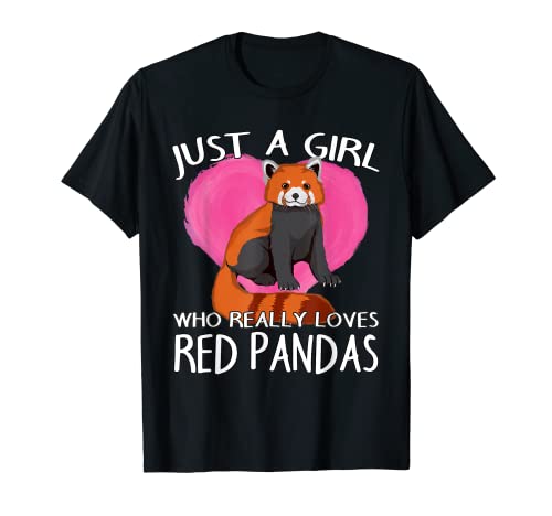 Roter Panda Katzenbär Damen Mädchen liebt Rote Pandas T-Shirt Roter Panda Katzenbär Damen Mädchen liebt Rote Pandas T-Shirt von Lustige Roter Panda Geschenkideen & Zubehör