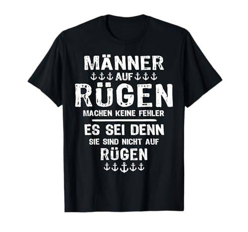 Rügen Spruch Männer Mann Urlaub Rügen T-Shirt Rügen Spruch Männer Mann Urlaub Rügen T-Shirt von Lustige Rügen Sprüche Ostseeinsel Rügener Souvenir