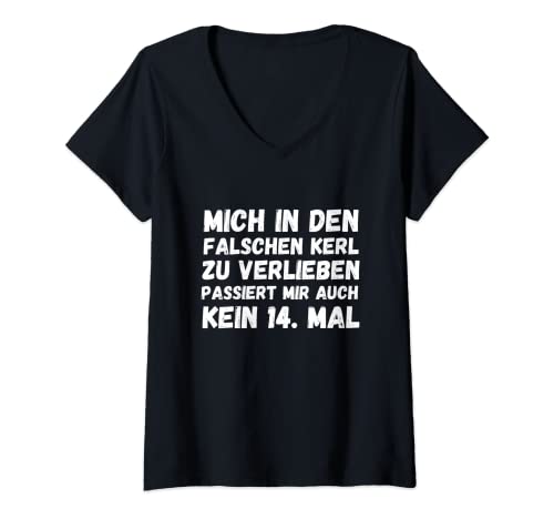 Damen Beziehung Beziehungsstatus Verlieben Lustiger Spruch Singles T-Shirt mit V-Ausschnitt Damen Beziehung Beziehungsstatus Verlieben Lustiger Spruch Singles T-Shirt mit V-Ausschnitt von Lustige Sarkastische Sprüche & Ironische Designs