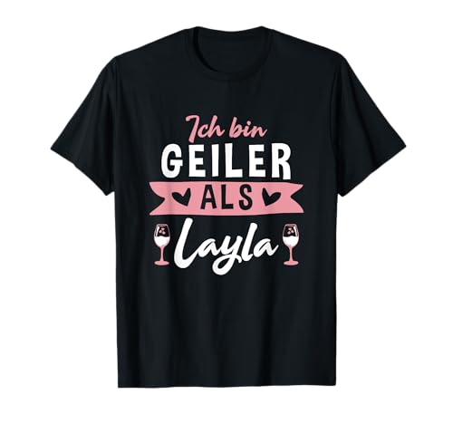 Mallorca Geiler als Layla Malle Damen Sommer Shirt T-Shirt Mallorca Geiler als Layla Malle Damen Sommer Shirt T-Shirt von Lustige Saufshirts und Party Klassiker