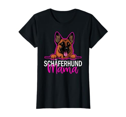 Deutscher Schäferhund Mama Hund Damen Hunde Spruch T-Shirt Deutscher Schäferhund Mama Hund Damen Hunde Spruch T-Shirt von Lustige Schäferhund Damen Designs für Frauen