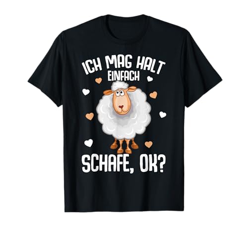 Ich mag halt Schafe Schaf Kinder Mädchen Damen T-Shirt Ich mag halt Schafe Schaf Kinder Mädchen Damen T-Shirt von Lustige Schaf Geschenke für Schäfer & Landwirt