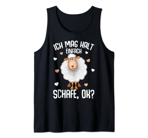 Ich mag halt Schafe Schaf Kinder Mädchen Damen Tank Top Ich mag halt Schafe Schaf Kinder Mädchen Damen Tank Top von Lustige Schaf Geschenke für Schäfer & Landwirt