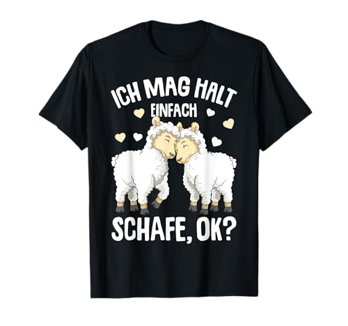 Schaf Ich mag halt Schafe Kinder Mädchen Damen T-Shirt Schaf Ich mag halt Schafe Kinder Mädchen Damen T-Shirt von Lustige Schaf Geschenke für Schäfer & Landwirt