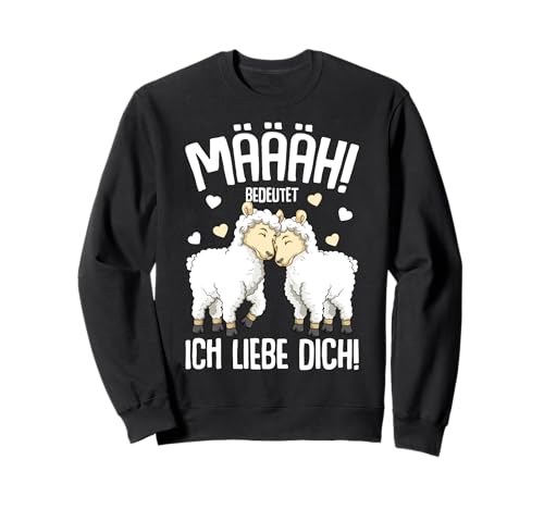 Schafe Mäh Schaf Kinder Mädchen Damen Sweatshirt Schafe Mäh Schaf Kinder Mädchen Damen Sweatshirt von Lustige Schaf Geschenke für Schäfer & Landwirt