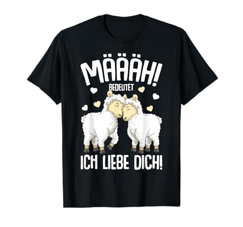 Schafe Mäh Schaf Kinder Mädchen Damen T-Shirt Schafe Mäh Schaf Kinder Mädchen Damen T-Shirt von Lustige Schaf Geschenke für Schäfer & Landwirt