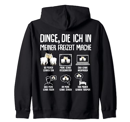 Schafe Schäfer Damen Schaf Kapuzenjacke Schafe Schäfer Damen Schaf Kapuzenjacke von Lustige Schaf Geschenke für Schäfer & Landwirt