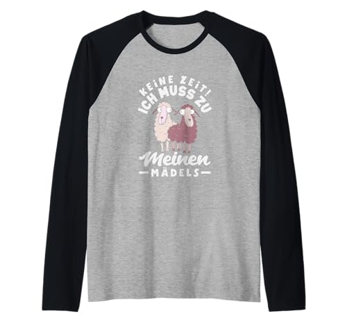 Keine Zeit Ich Muss Zu Meinen Mädels Lustiges Schafe Spruch Raglan Keine Zeit Ich Muss Zu Meinen Mädels Lustiges Schafe Spruch Raglan von Lustige Schafehalter Geschenke Geschenkideen