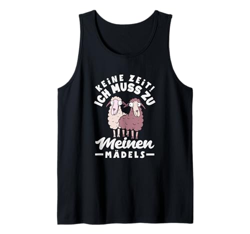 Keine Zeit Ich Muss Zu Meinen Mädels Lustiges Schafe Spruch Tank Top Keine Zeit Ich Muss Zu Meinen Mädels Lustiges Schafe Spruch Tank Top von Lustige Schafehalter Geschenke Geschenkideen