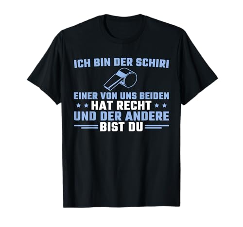 Herren Schiri Einer von uns hat Recht Schiedsrichter T-Shirt Herren Schiri Einer von uns hat Recht Schiedsrichter T-Shirt von Lustige Schiedsrichter Sprüche für Unparteiische