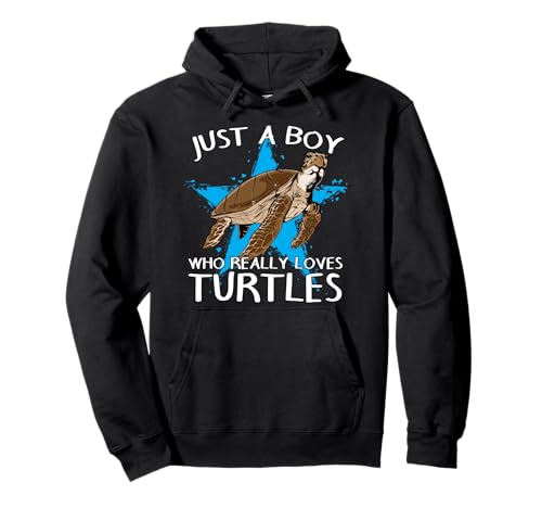 Wasserschildkröte Herren Junge liebt Schildkröten Pullover Hoodie Wasserschildkröte Herren Junge liebt Schildkröten Pullover Hoodie von Lustige Schildkröte Geschenkideen & Zubehör