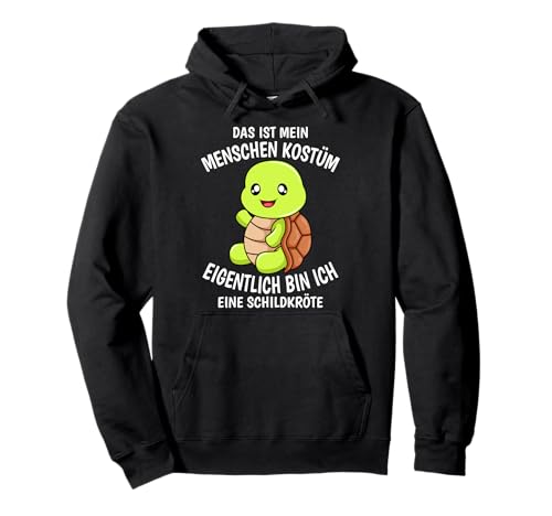 Menschen Kostüm ich bin eine Schildkröte Kinder Damen Pullover Hoodie Menschen Kostüm ich bin eine Schildkröte Kinder Damen Pullover Hoodie von Lustige Schildkröten Geschenke Damen und Herren