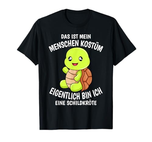 Menschen Kostüm ich bin eine Schildkröte Kinder Damen T-Shirt Menschen Kostüm ich bin eine Schildkröte Kinder Damen T-Shirt von Lustige Schildkröten Geschenke Damen und Herren