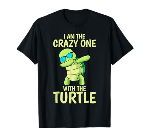 Verrückte mit der Schildkröte Herren Schildkrötenbesitzer T-Shirt Verrückte mit der Schildkröte Herren Schildkrötenbesitzer T-Shirt von Lustige Schildkröten Geschenke Damen und Herren