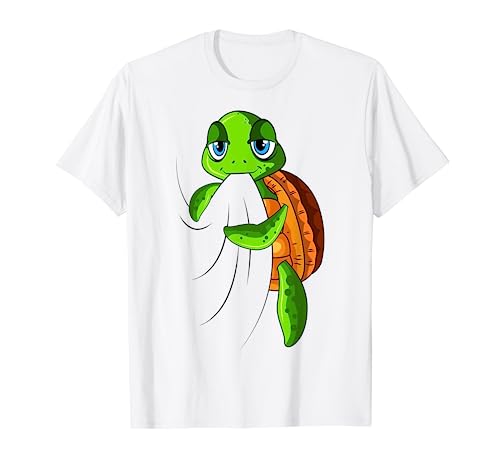 Schildkröten Kinder Mädchen Jungen Damen Schildkröte T-Shirt von Lustige Schildkröten Liebhaber Geschenk