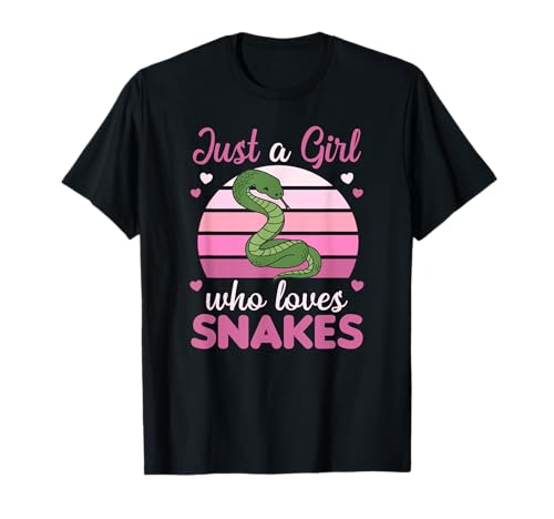 Nur Ein Mädchen, Das Schlangen Liebt Süße Schlange Für T-Shirt Nur Ein Mädchen, Das Schlangen Liebt Süße Schlange Für T-Shirt von Lustige Schlangensprüche