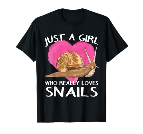 Schnecke Schneckenhaus Damen Mädchen liebt Schnecken T-Shirt Schnecke Schneckenhaus Damen Mädchen liebt Schnecken T-Shirt von Lustige Schnecke Geschenkideen & Zubehör