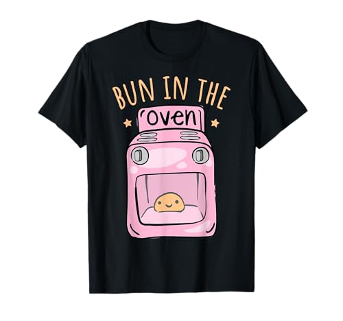 Bun In The Oven - Baby Ankündigung T-Shirt Bun In The Oven - Baby Ankündigung T-Shirt von Lustige Schwangerschaft Ankündigungs Shirts