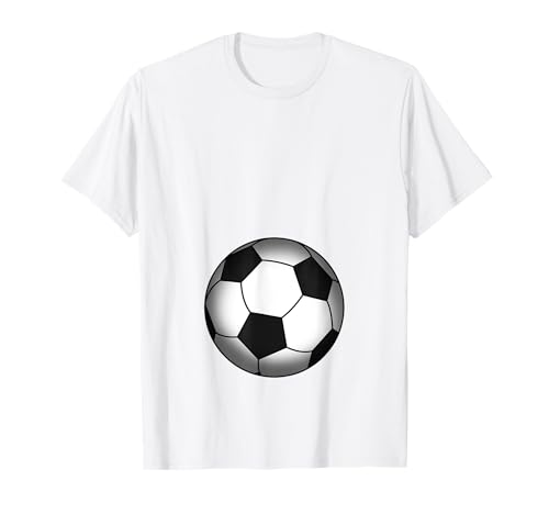 Lustiges Fußball Spieler Babybauch Mama T-Shirt von Lustige Schwangerschaft & Babybauch Sport Shirts