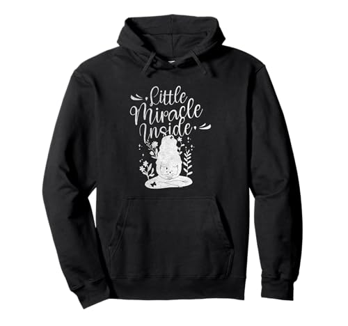 Little Miracle Inside - Baby im Bauch - Schwanger Mama Pullover Hoodie von Lustige Schwangerschaft & Werdende Mama Shirts
