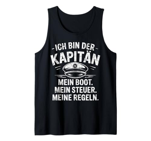 Herren Motorboot Mein Steuer Meine Regeln - Kapitän Tank Top Herren Motorboot Mein Steuer Meine Regeln - Kapitän Tank Top von Lustige Segler Sprüche für Herren & Kapitäne Tee