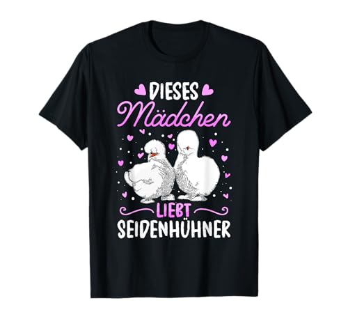 Dieses Mädchen Liebt Seidenhühner Seidenhuhn Kinder Hühner T-Shirt Dieses Mädchen Liebt Seidenhühner Seidenhuhn Kinder Hühner T-Shirt von Lustige Seidenhuhn Geschenke Seidenhühner Sprüche