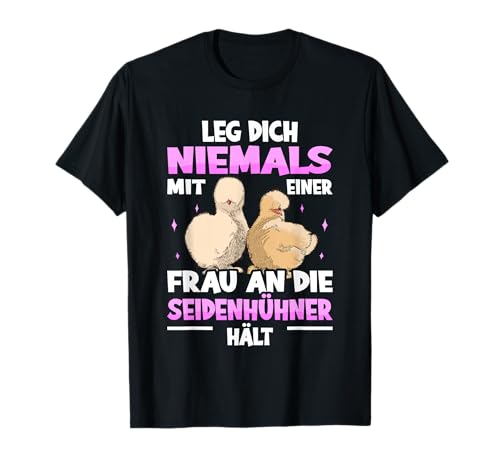 Seidenhühner Silkie Hühner Mama Geschenk Huhn Seidenhuhn T-Shirt Seidenhühner Silkie Hühner Mama Geschenk Huhn Seidenhuhn T-Shirt von Lustige Seidenhuhn Geschenke & Seidenhühner Motive