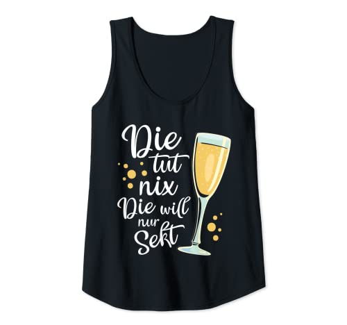 Damen Die Tut Nix Die Will Nur Sekt Fan Lustiger Spruch Frauen Tank Top Damen Die Tut Nix Die Will Nur Sekt Fan Lustiger Spruch Frauen Tank Top von Lustige Sektkennerin Sekt Geschenkideen für Damen