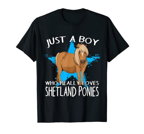 Shetlandpony Shetty Herren Junge liebt Shetlandponys T-Shirt Shetlandpony Shetty Herren Junge liebt Shetlandponys T-Shirt von Lustige Shetlandpony Geschenkideen & Zubehör