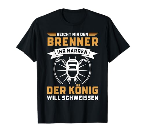 Schweißer Mechaniker König Der Werkstatt Schweißen Herren T-Shirt von Lustige Shirt Geschenkidee Für Mechaniker